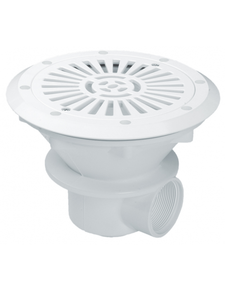 Sumidero Pisc. Pref. Abs Redondo Ø210 Sal. 2'' Rejilla Abs Sumidero Pisc. Pref. Abs Redondo Ø210 Sal. 2'' Rejilla Abs