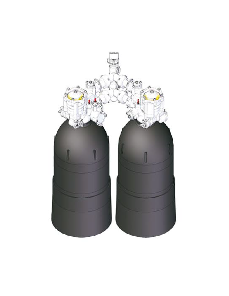 Delta Ontario Duplex 2x 12L, Brine Valve Long