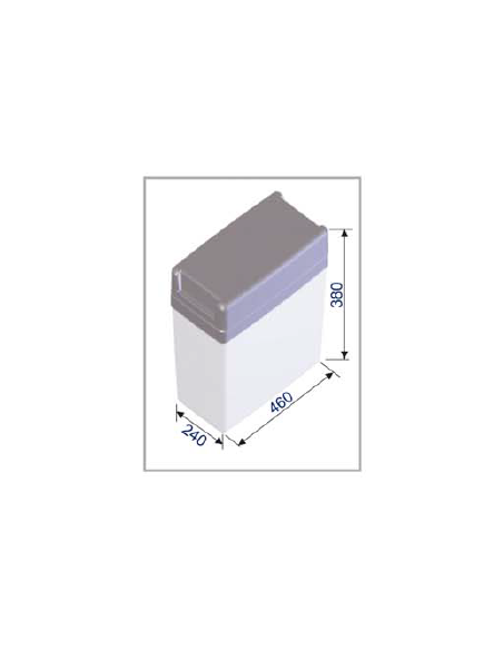 Delta Isera 3.3L, Brine Valve Long, DC Elbow