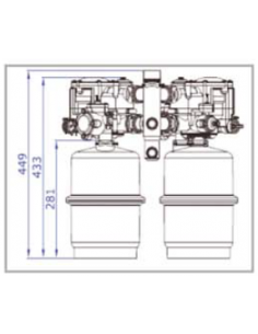 Delta Mosela, 3.3L, Brine Valve Long, DC Elb. 2