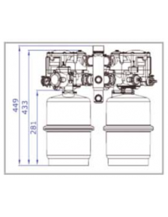 Delta Garona, 3.3L, Brine Valve Long, DC Elb. 2