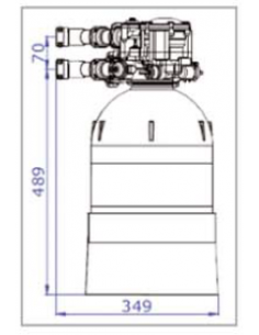 Delta Ontario Simplex 12L, Brine Valve Long, 2