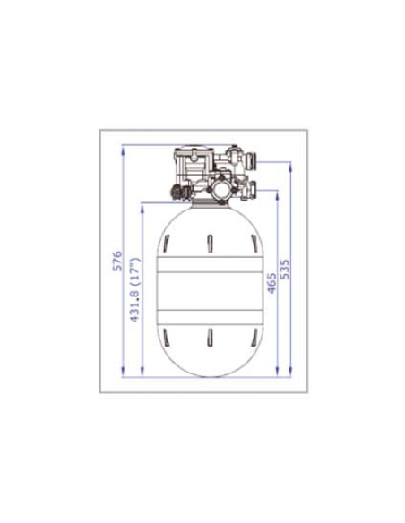 Delta Ontario Simplex 12L, Brine Valve Long,