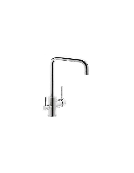 Stainless Steel Single-Handle Sink 3 Way