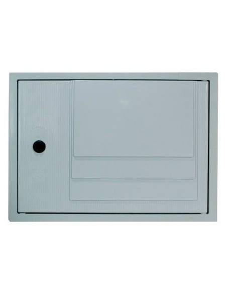 PUERTA CON MARCO DE POLIESTER CON MIRILLA 320x446