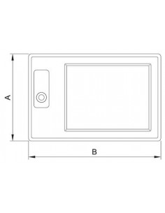 ARMARIO DE POLIESTER PARA CONTADOR 320 x 450 x 190 SIN MIRILLA 2