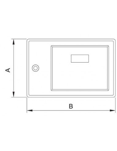Cabinet For Polyester Counter Without Peephole