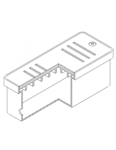 ARQUETA DE POLIÉSTER PARA ALOJAMIENTO DE CONTADORES 539x220x210