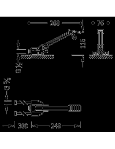 Grifo de pedal Mezclador. TRES 2