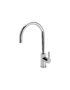 Grifo Monomando De Caño Curvo Fregadero Vertical LEX-TRES