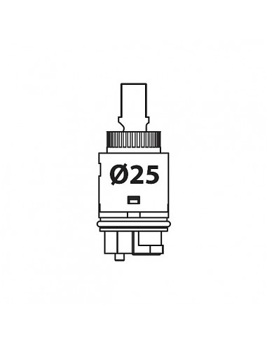 Cartouche de rechange pour robinet à levier unique Ref.: 9130190 TRES