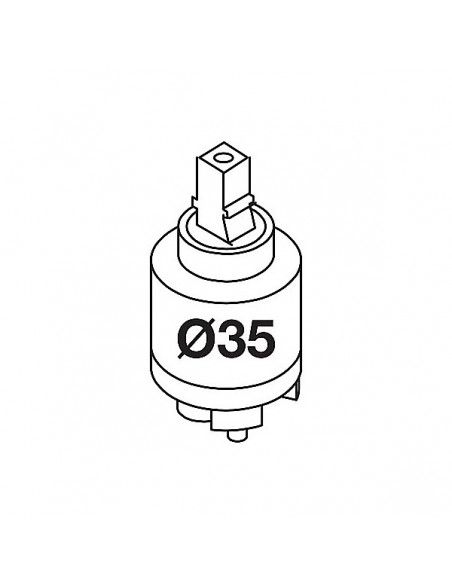 Single lever cartridge Ref.: 9134592 TRES