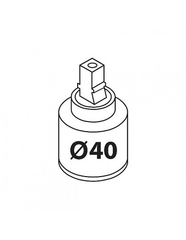 Cartucho de substituição, alavanca única Ref.: 9134288 TRES