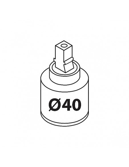 Spare single-lever faucet cartridge Ref.: 9134288 TRES