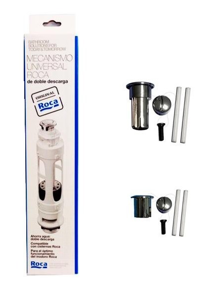 Kit De Mecanismo De Descarga D1D + Pulsadores Corto y Largo Kit De Mecanismo De Descarga D1D + Pulsadores Corto y Largo