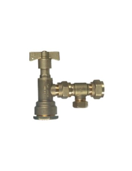 VÁLVULA DE SALIDA ACOMETIDA CON PURGA Y CONEXIÓN A P-E Ø EXT 32 DN 20