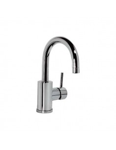 Grifo Monomando De Lavabo Caño Curvo 27 Cm. ALPLUS TRES