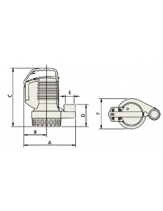 Electrobomba Sumergible Para Achique Drblue 2