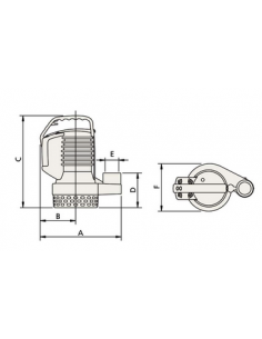 Electrobomba Sumergible Para Achique Drbluepro 2