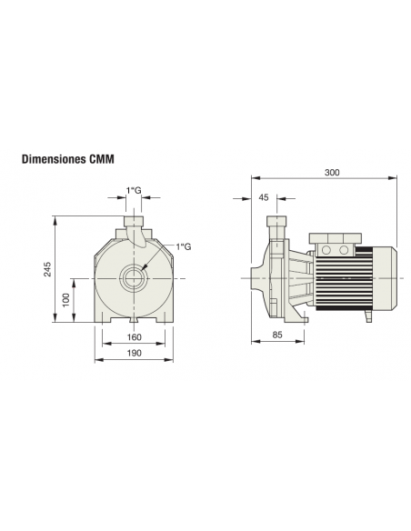 Electrobomba Centrífuga Monobloc Cmm Electrobomba Centrífuga Monobloc Cmm
