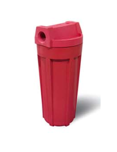 Housing 10" high temperature red nylon, ¾" I/