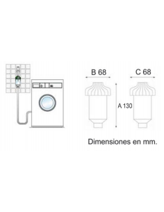 Dosificador De Polifosfato Para lavadoras DOSAL 2