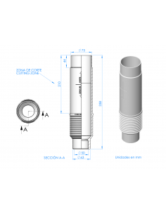 Pasamuros Para Boquilla Net´N´Clean  ASTRALPOOL 2