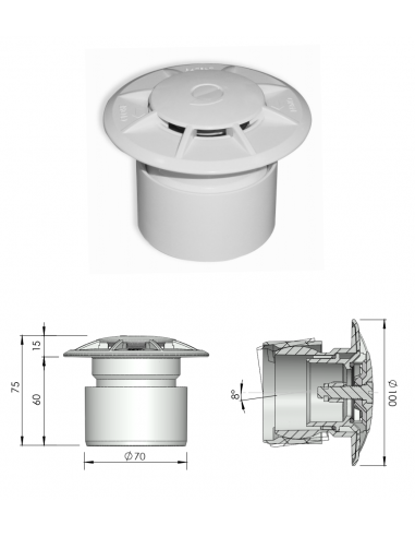 Oscillating Bottom Nozzle ASTRALPOOL