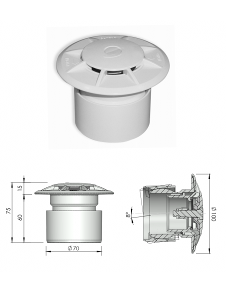 Buse inférieure oscillante ASTRALPOOL Buse inférieure oscillante ASTRALPOOL