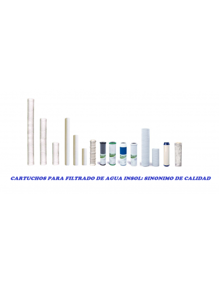 Cartucho Filtración Polipropileno Prensado 5 micras