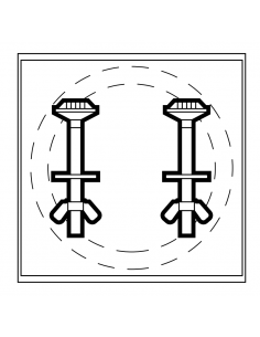 Fijaciones Y Junta Inodoro-Cisterna DAMA Compacto ROCA