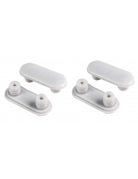 Kit Tope 36.5X14.5X4.5 Blanco  (4U)