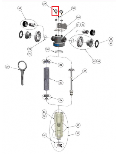 MANOMETRO 1/4" NW 500/650/800