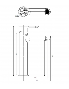 Grifo Monomando De Lavabo TOPOS 2
