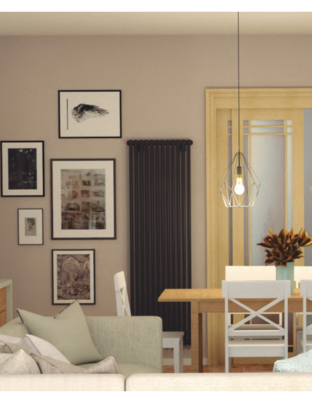 Radiador Decorativo Zehnder Charleston 3 Columnas Vertical