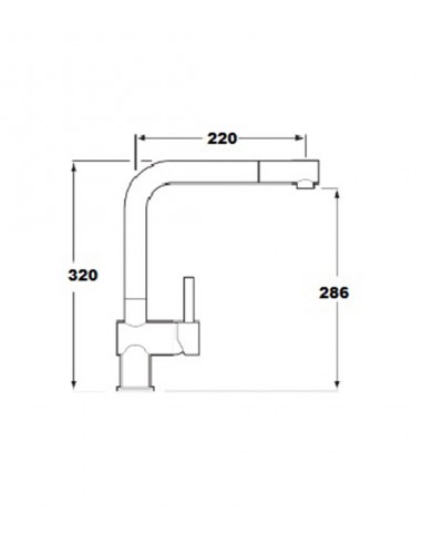 Grifo Monomando De Fregadero ZEUS