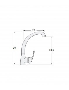 TUCÁN mixer tap for washbasin 2