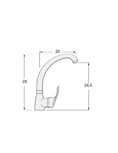 TUCÁN mixer tap for washbasin