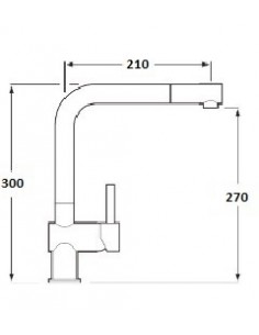 Mixer Tap For Sink With Pull Out Shower ZEUS 2