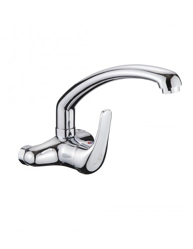 Wall Mounted Kitchen Mixer Tap With High Spout
