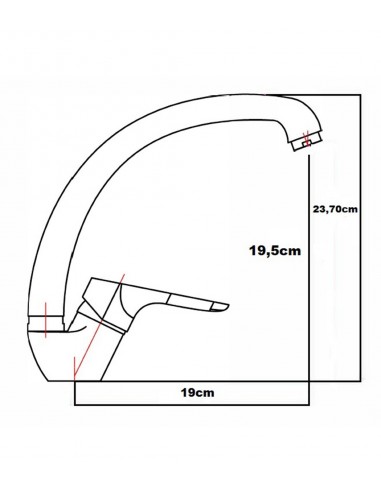 Grifo Monomando De Fregadero INSIGNIA
