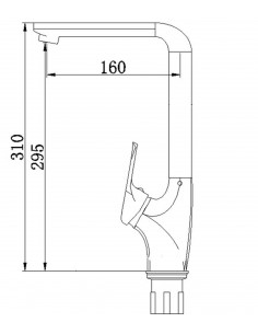 Grifo Monomando Para Fregadero AZOR 2
