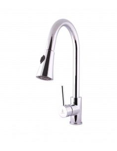 Grifo Monomando Para Fregadero Con Ducha Extraíble VENUS