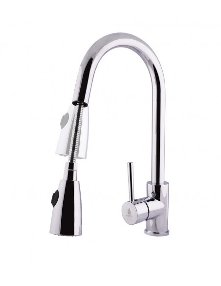Grifo Monomando Para Fregadero Con Ducha Extraíble SELENE