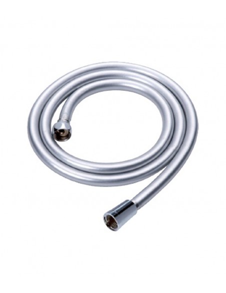 Flexo De Ducha Anti Torsión En PVC PLATA Flexo De Ducha Anti Torsión En PVC PLATA