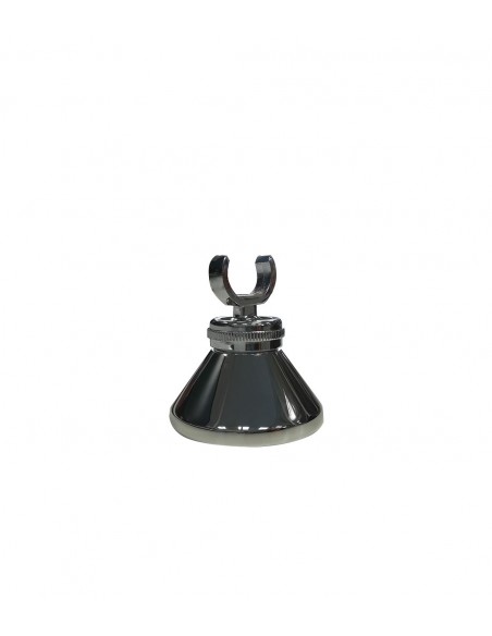 Soporte hexagonal rótula latón cromo