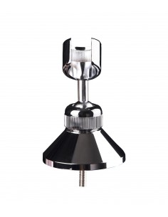 Soporte de latón cónico sin toma cromo