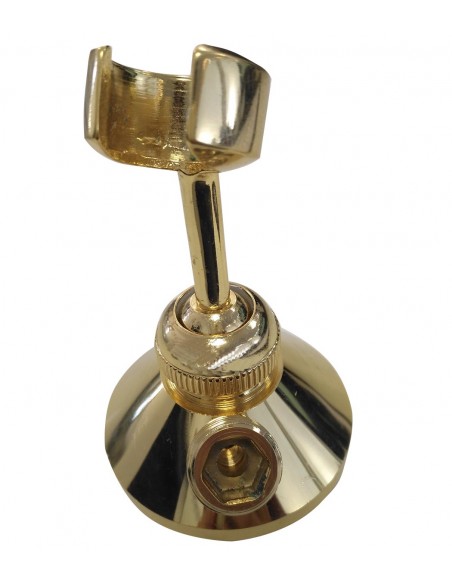 Soporte De Ducha Con Toma ORO Soporte De Ducha Con Toma ORO