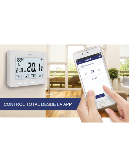 App Cronotermostato Digital PERRY Conexión WI-FI