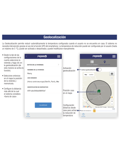 Cronotermostato digital WI-FI PERRY